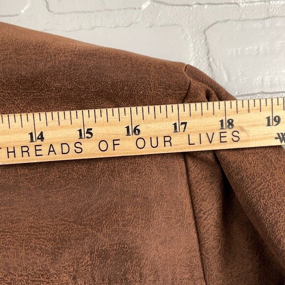 Bromley Coat Men Medium Brown Thermolite Plus‎ Insulated Zip Casual Work VTG - Picture 14 of 16